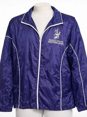 GTM Sportswear 3X Kansas State Wildcats Marching Band Purple Jacket VTG NWT RARE